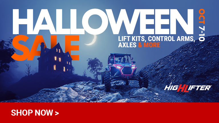Gear Up For a Halloween Sale with Discounts on Lift Kits, Axles and More!