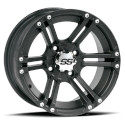 12x7, 4/110, 5+2 ITP SS212 Alloy Black Wheel F/R