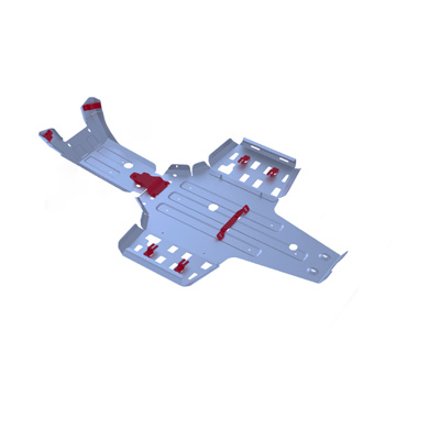 Rival Alloy Central Skid Plate for Yamaha Kodiak 700