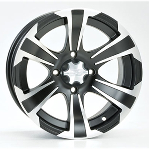 ITP SS312 - 14x8 4/110 5+3 Wheel Rear Machined/Black