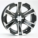 ITP SS312 - 14x6 4/156 4+2 Front Wheel Machined/Black