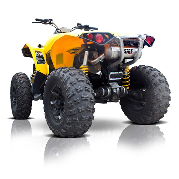 HMF Exhaust Swamp Series XL Full System Single Canister for CanAm 1000 Renegade (1214)