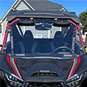 Seizmik Windshield Versa-Vent (Hard Coated Poly) Kawasaki KRX 1000