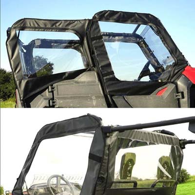 Falcon Ridge Front and Rear Soft Doors with Middle Rear - Honda Pioneer 700