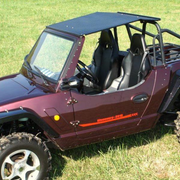 Falcon Ridge Black Aluminum Diamond Plate Hard Top Oreion Reeper