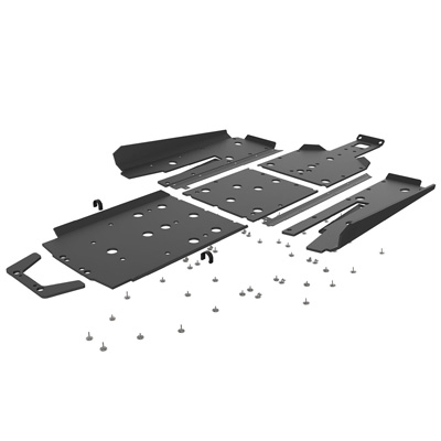 Seizmik UHMW Skid Plate with Rock Sliders Kit Polaris RZR XP 1000 - Turbo 4 Seater
