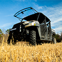 Falcon Ridge Velocity Flip Up Windshield Polaris Full Size Pro-fit Ranger - Hard Coated