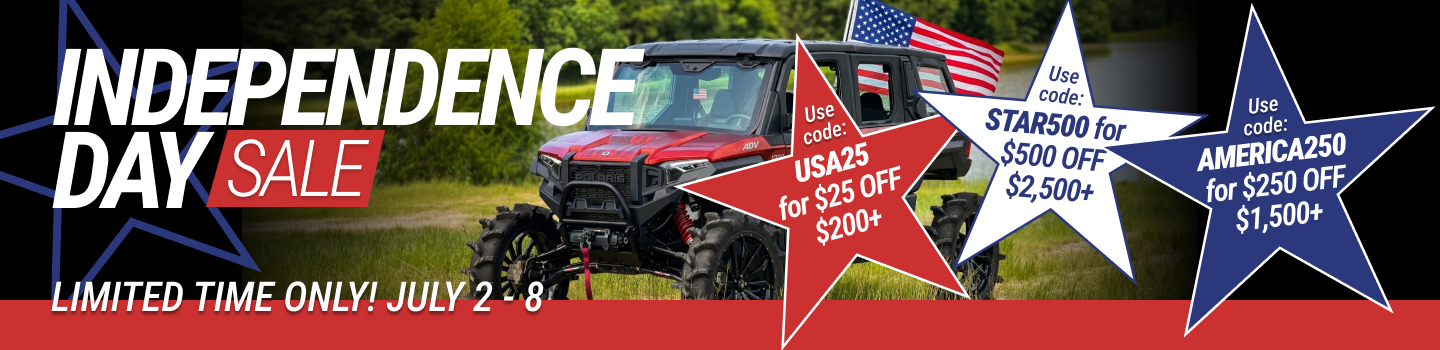 High Lifter July 4th Sale - Help us Celebrate America 250 and gear up to enjoy the Great American Outdoors!