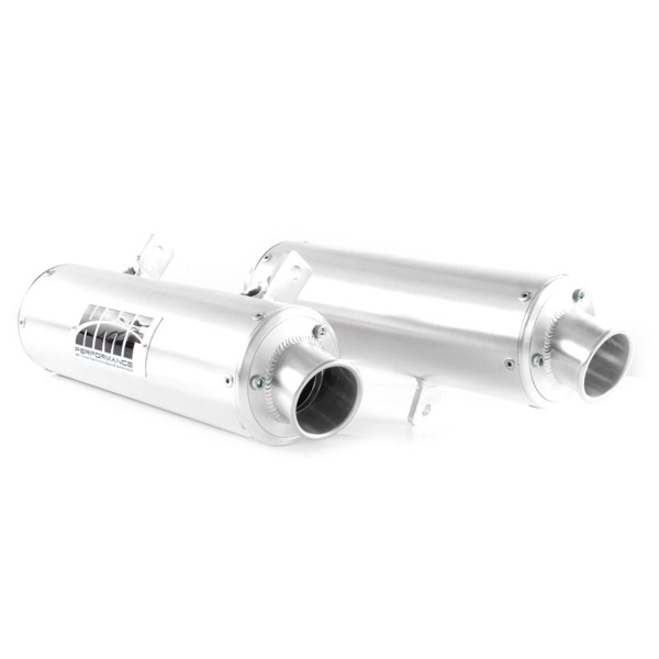 CanAm Renegade 1000 Performance Series Brushed Dual Slip On Exhaust