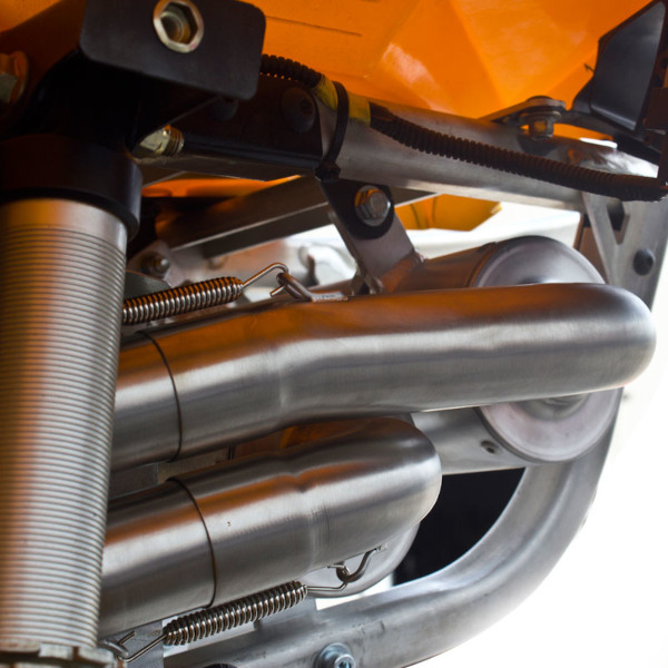 CanAm Renegade 1000 Performance Series Brushed Dual Slip On Exhaust