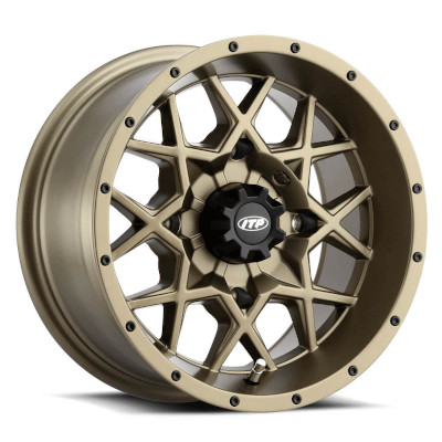 Hurricane Bronze 14x7 4/137 4+3 Wheel