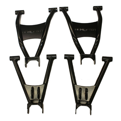Rear Raked Upper & Lower Control Arm Set Kawasaki Mule Pro