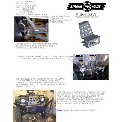 Grizzly 700 Front Winch Bumper