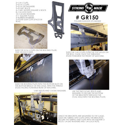 Ranger 570 Cage Mounted Gun Rack