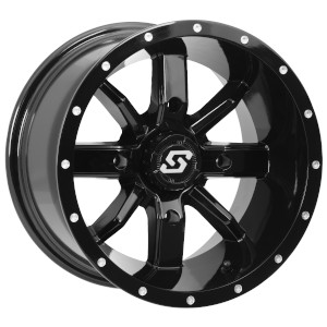 Hollow Point 14X8 4/110 Black 4+4 Wheel