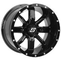 Hollow Point 14X8 4/137 Black 4+4 Wheel