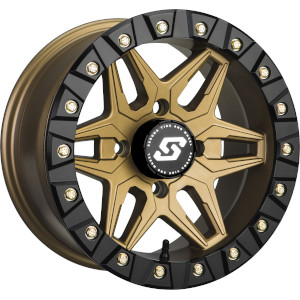 Split 6 Bead Lock 14X7 Bronze 4/110 5+2 Wheel