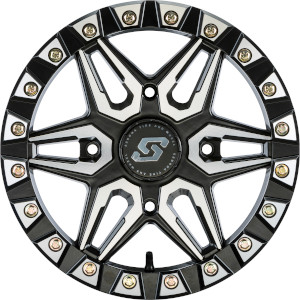 Split 6 Bead Lock 15X6 4/156 5+1 (+38MM) Black/Machined