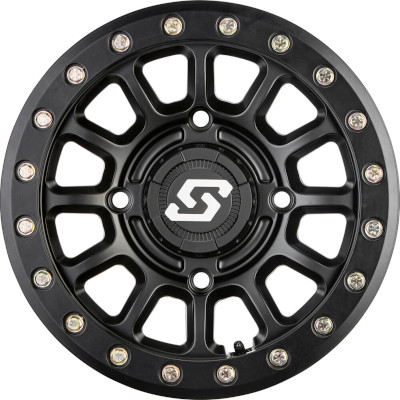 Sedona Sano Wheel 14x7 4/156 6+1 (+38MM) Black/Black Ring