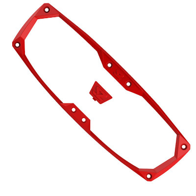 Seizmik Halo-R Rear View Mirror Bezel/Cap Kit - Red