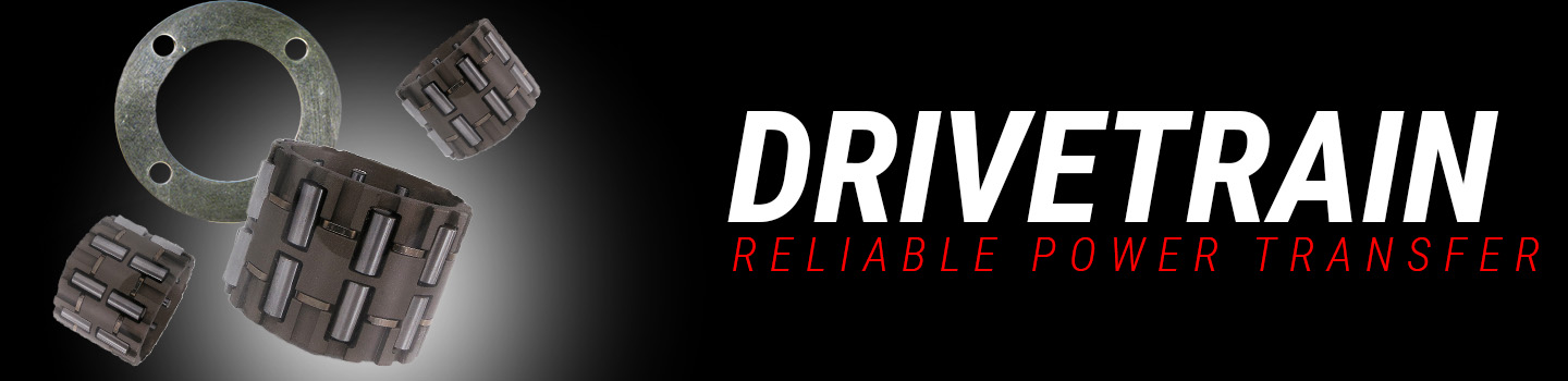 High quality drivetrain components help you maintain consistant and steady power to the ground