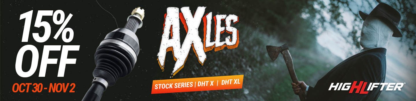 High Lifter Axles on sale now! Halloween 2025 AXles sale.