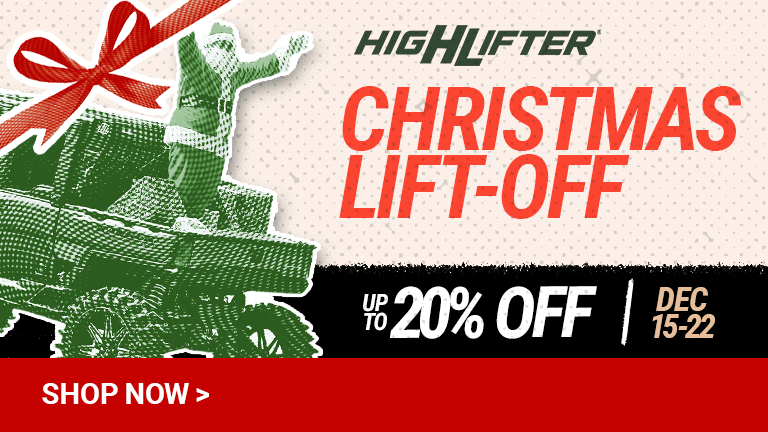 Santa said you need more clearance... and we agree. Don't miss out on High Lifter's Christmas Lift off! Save up to 20% on select High Lifter products all week long!