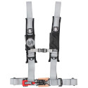 Pro Armor 4-Point Harness With Sewn In Pads Silver 2 Inch