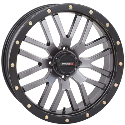 System 3 20x6.5 4/156 4+2.5 (+10mm) ST3 - Gun Metal Grey