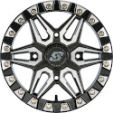 Split 6 Bead Lock 15X6 4/137 5+1 (+38MM) Black/Machined